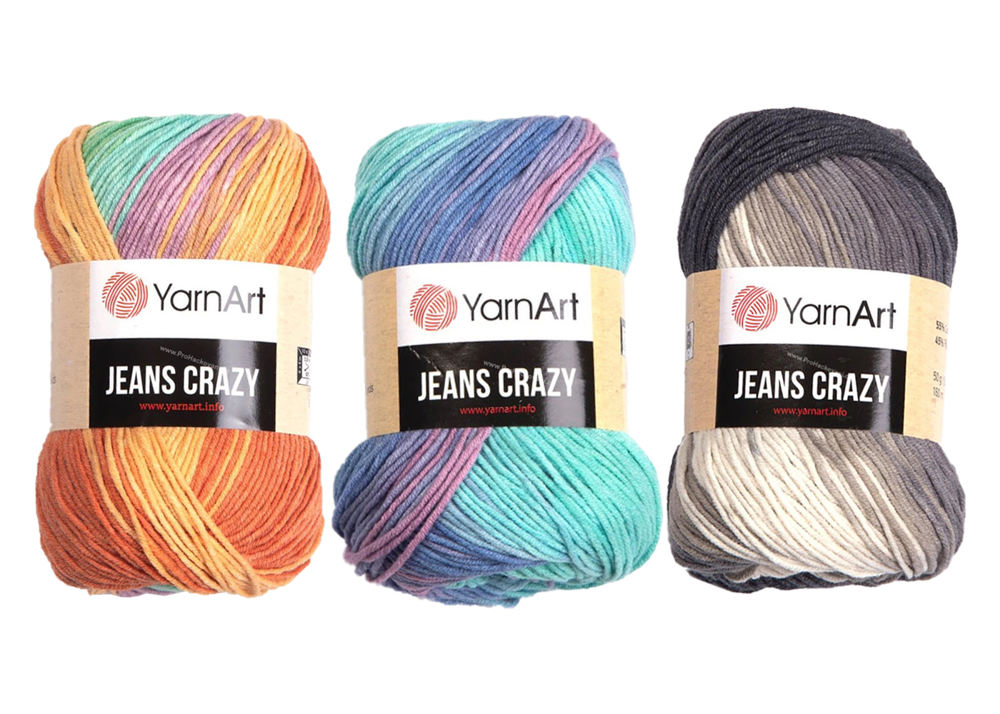 Jeans Crazy (YarnArt) prohackovani.cz